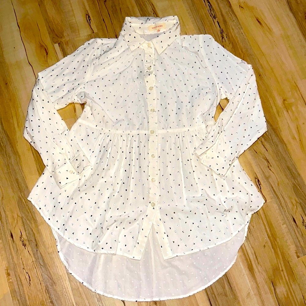 Solitaire Button Down Top Size Large - image 1